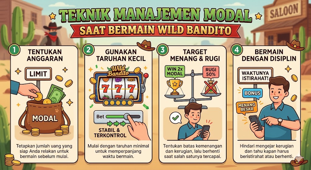 Read more about the article Teknik Manajemen Modal Saat Bermain Wild Bandito